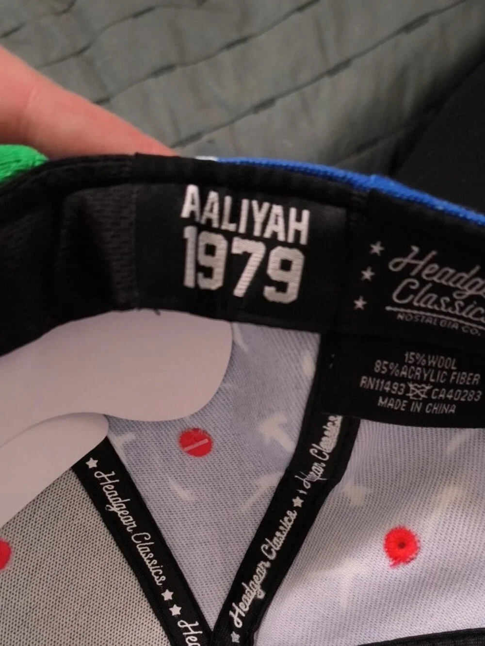 Blue Aaliyah Youth Snapback Hat